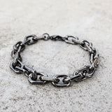 Personality Punk Rock Chain Bracelet Stainless Steel Vintage Cuban Chain