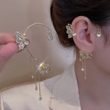 Butterfly Clip-On Earrings Fairycore Jewelry Women