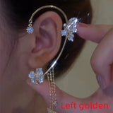 Butterfly Clip-On Earrings Fairycore Jewelry Women