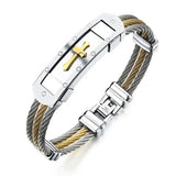 Punk Stainless Steel Bracelet For Man Motorcycle Chain Bangle