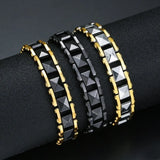 Punk Stainless Steel Magnetic Bracelet for Men