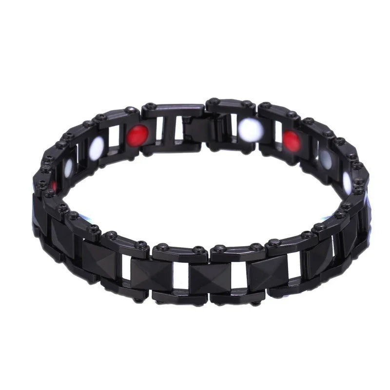 Punk Stainless Steel Magnetic Bracelet for Men
