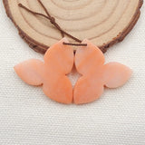 Red Aventurine Flower Earrings Beads for Jewelry Making DIY Charms