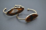 Red Agate Stone Wire Bangle Bracelet Jewelry