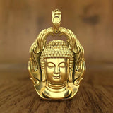 Retro Buddha Pendant Men's Necklace Chinese Style