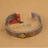 Retro Flat Bracelet Heavy Locomotive Domineering Style Jewelry