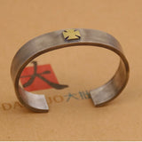 Retro Flat Bracelet Heavy Locomotive Domineering Style Jewelry