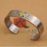 Retro Flat Bracelet Heavy Locomotive Domineering Style Jewelry
