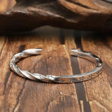 Retro Graffiti Silver Bracelet Stars Punk Jewelry