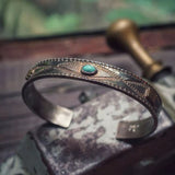 Retro Men's Turquoise Domineering Bracelet