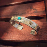 Retro Men's Turquoise Domineering Bracelet