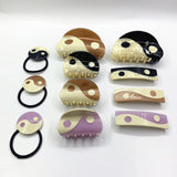 Retro National Style Yin Yang Hair Clip Claw For Women