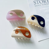 Retro National Style Yin Yang Hair Clip Claw For Women