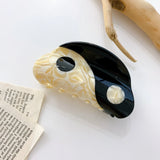 Retro National Style Yin Yang Hair Clip Claw For Women