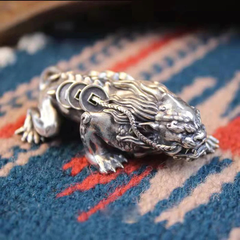 Retro Lion Head Necklace Key Chain Pendant Jewelry Accessory