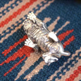 Retro Lion Head Necklace Key Chain Pendant Blessing Handle Jewelry Accessory