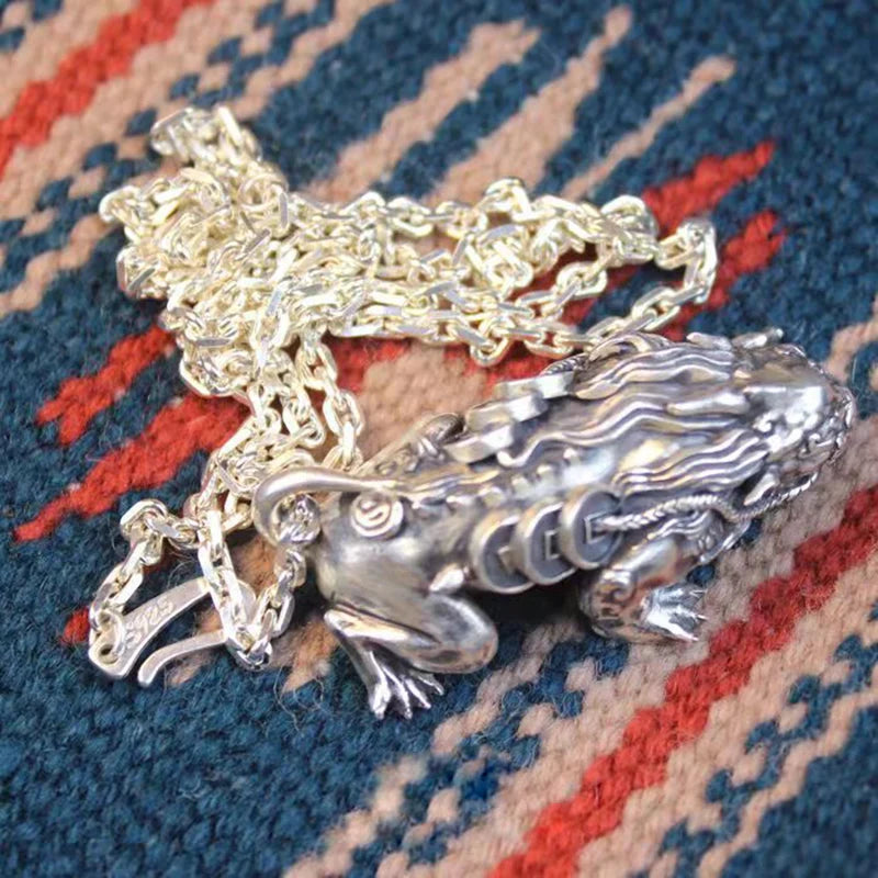 Vintage Lion Head Necklace Key Chain Pendant Jewelry