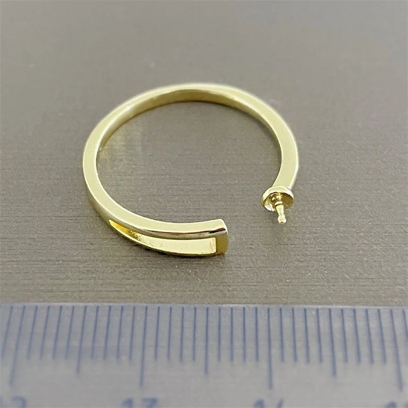 Adjustable Ring Base Mountings for 5-7mm Pearls