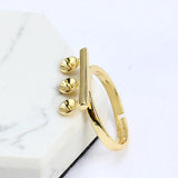 Adjustable Ring Base Mounting Findings for Pearls Crystals