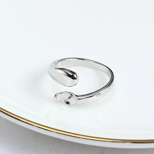 Adjustable Ring Base Mountings for Crystals Agate Pearls