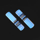 Semiprecious Stones Intarsia Earring Beads