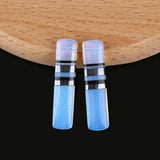 Semiprecious Stones Intarsia Earring Beads