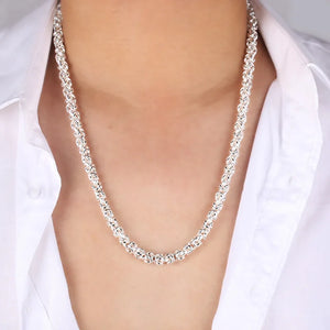 Silver Necklace Male Chain Domineering Personality Thick Necklace