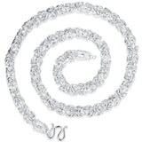 Silver Necklace Male Chain Domineering Personality Thick Necklace