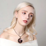 Aromatherapy Diffuser Locket Perfume Oil Necklace Stainless Steel Locket