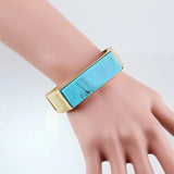 Resin Cuff Bracelet Bohemia Statement Bangle