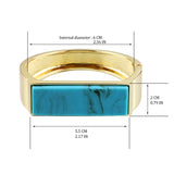 Resin Cuff Bracelet Bohemia Statement Bangle