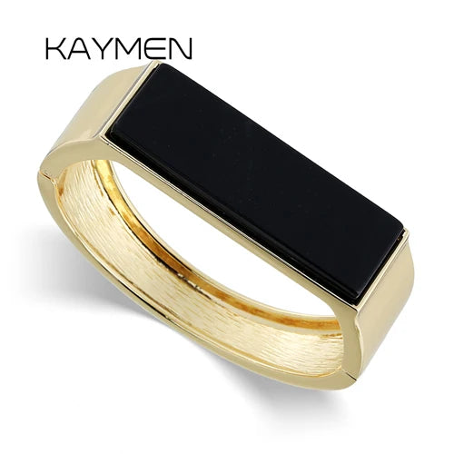 Resin Cuff Bracelet Bohemia Statement Bangle