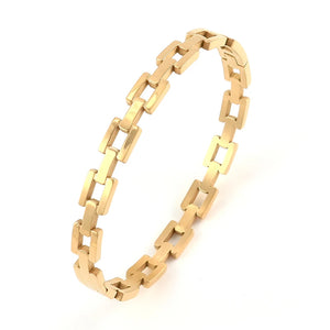 Stainless Steel Chain Charm Bracelet for Women