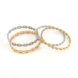 Stainless Steel Chain Charm Bracelet for Women