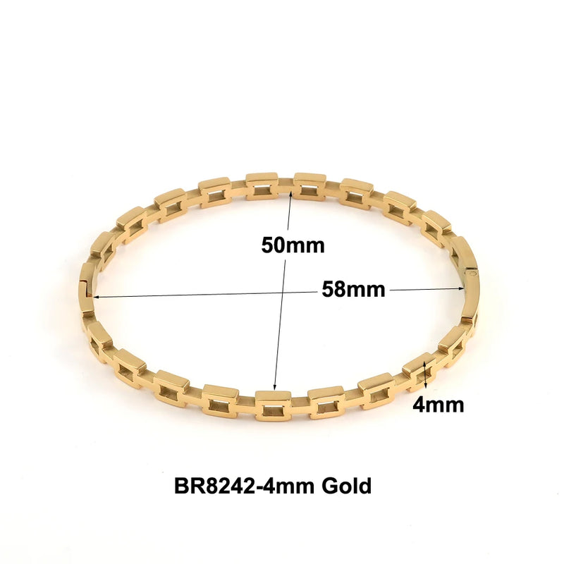 Stainless Steel Chain Charm Bracelet for Women