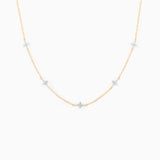 Tiny Flower Necklace for Women Pendant Necklace Female Birthday Jewelry