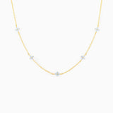 Tiny Flower Necklace for Women Pendant Necklace Female Birthday Jewelry