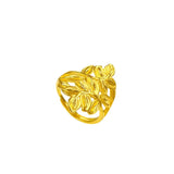 Vintage Tree Leafs Wedding Ring For Women