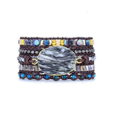 5-Layer Leather Stone Wrap Supplier