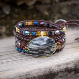5-Layer Leather Stone Wrap Supplier
