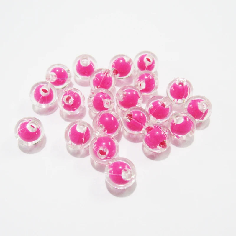 Colorful Acrylic Transparent Round Beads for Chunky Jewelry/DIY Hand