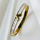Zircon Inlaid Bracelets - Silver Stainless Steel Waterproof Jewelry