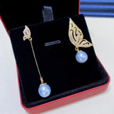 Freshwater Pearl Glacier Stud Earrings