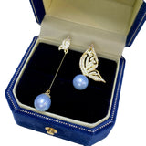Freshwater Pearl Glacier Stud Earrings