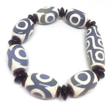 Elastic Agate Bracelet for Men and Women