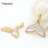 Epoxy Whale Tail Pendant Charms for Jewelry Making DIY
