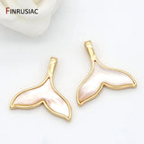 Epoxy Whale Tail Pendant Charms for Jewelry Making DIY