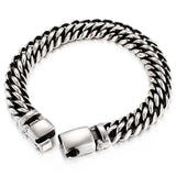 Double Bracelet Bangle Mens Chain Bracelet