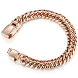 Double Bracelet Bangle Mens Chain Bracelet