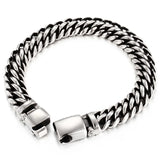 Double Bracelet Bangle Mens Chain Bracelet